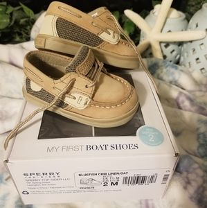 Infant Sperry Top-Sider Boat Shoes sz2